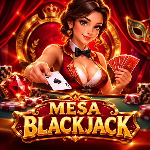Mesa VIP de blackjack ao vivo com limites altos e pagamento 3:2